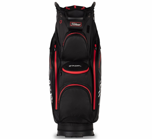 Titleist StaDry 14 Cartbag Marine-Rot