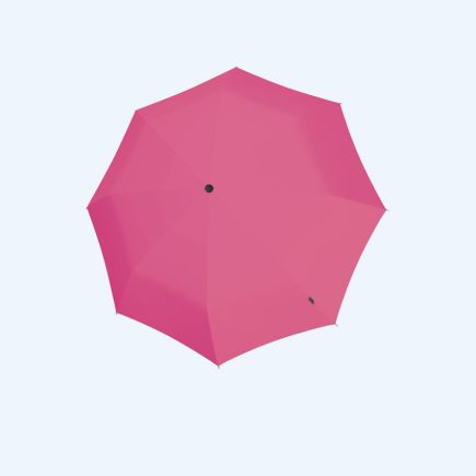 Zeller Knirps Regenschirm Ultralight Rosa mit schwarzfarbener UV-Schutz Glasur (Innen) Zeller Knirps Regenschirm Ultralight Rosa mit schwarzfarbener UV-Schutz Glasur (Innen)