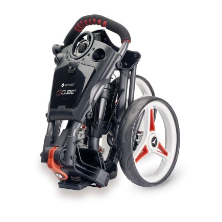 Motocaddy Cube 3 Push Trolley Graphite-Rot