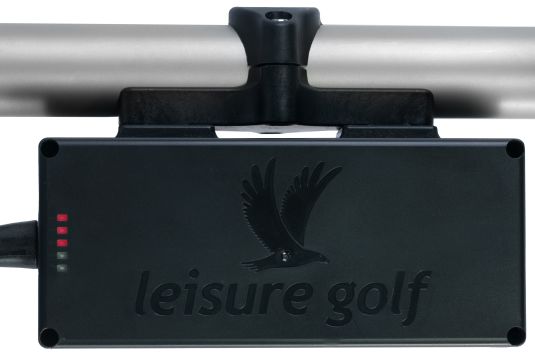 Leisure & Sports Spirit Schwarz gepulvert inkl. Magnetbremse (inkl. Transporttasche, Achsschutzkappen, Schirmhalter & Scorekartenhalter)