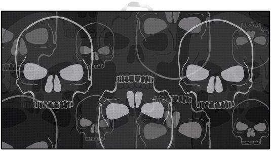 DEVANT  Fading Skulls Towel