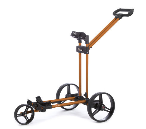 Flat Cat Push 3-Rad Trolley Golden Orange