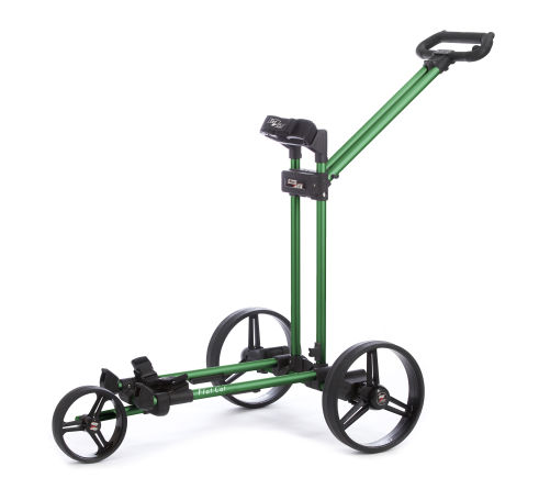 Flat Cat Push 3-Rad Trolley Shining Green