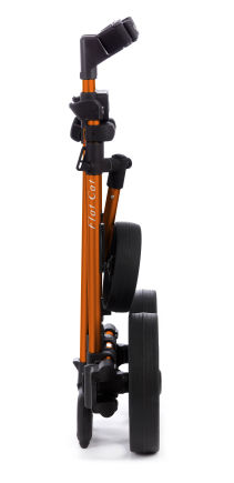 Flat Cat Push 3-Rad Trolley Golden Orange