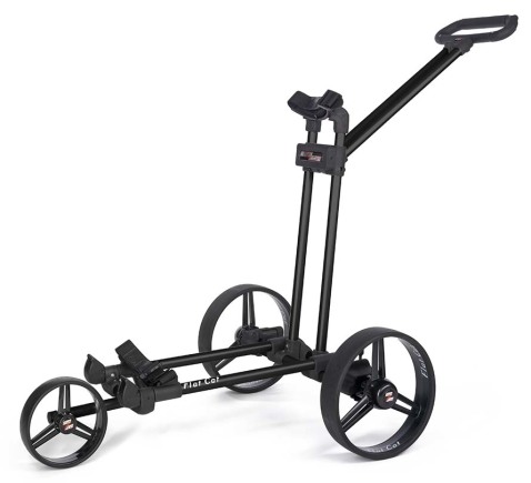 Flat Cat Push 3-Rad Trolley Schwarz