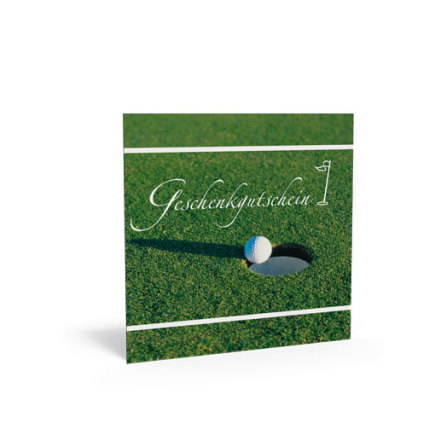 Pieper Geschenkgutschein Golfmotiv