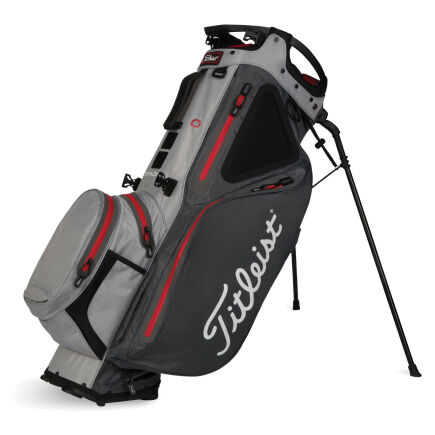 Titleist Hybrid 14 Standbag Charcoal-Grey-Red