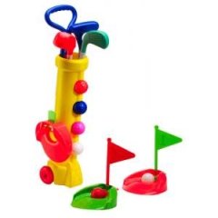 Silverline Mini-Golf-Set Gelb