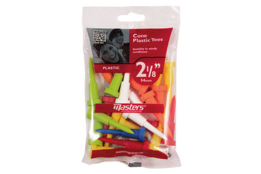 Masters Cone Plastic Tees 2 1/8 54mm Masters Cone Plastic Tees 2 1/8 54mm