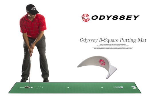 Odyssey B Square Puttingmat