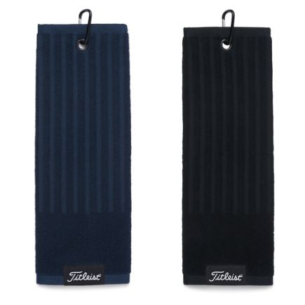 Titleist Players Trifold Towel Blau Titleist Players Trifold Towel Blau