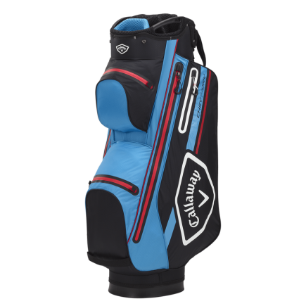 Callaway Chev Dry 14 Cartbag Schwarz-Blau-Rot