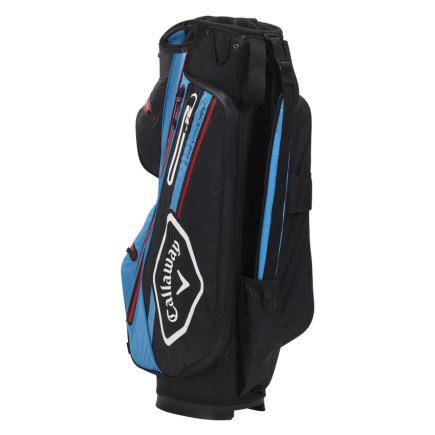 Callaway Chev Dry 14 Cartbag Schwarz-Blau-Rot