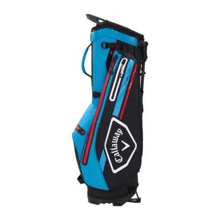 Callaway Chev Dry Standbag Black-Cyan-FireRed