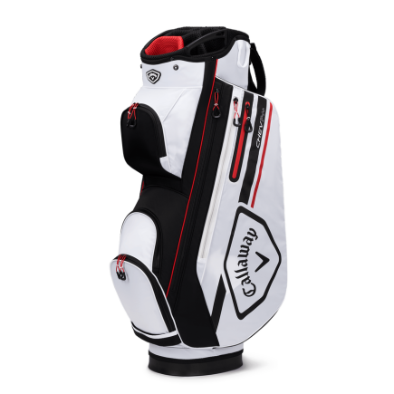 Callaway Chev 14+ Cartbag White-Black-FireRed