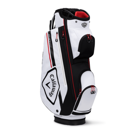 Callaway Chev 14+ Cartbag White-Black-FireRed