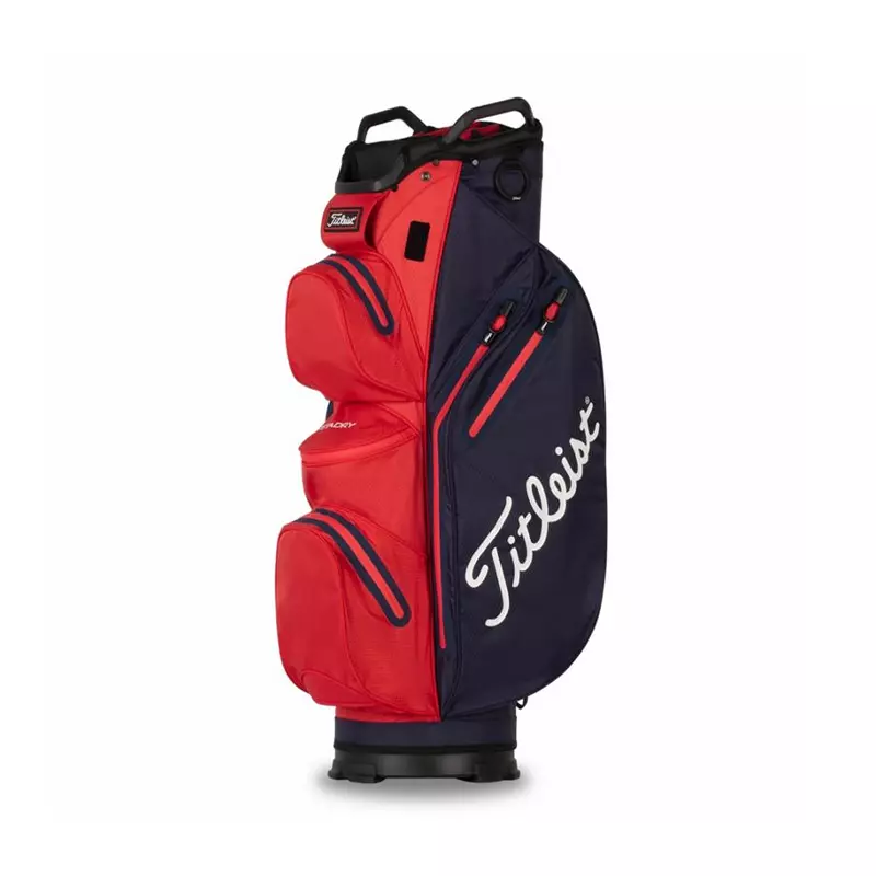 Titleist StaDry 14 Cartbag Marine-Rot