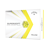 Callaway Supersoft Golfball Gelb