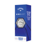 Callaway ERC Golfball Triple Track 3-er Sleeve Weiß