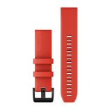 Garmin QuickFit™ 22 Silikon Rot meliert mit Teilen in Schwarz für Model S60/S62