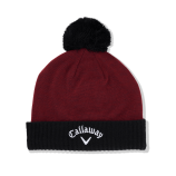 Callaway Tour Authentic Pom Beanie Weinrot-Schwarz