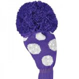 Daphne Sparkle Driver lila Punkte Headcover