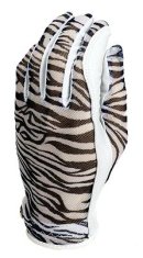 Designer Zebra Damenhandschuh 