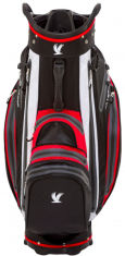 Leisure & Sports Water Protect Cartbag Schwarz/Rot/Weiß