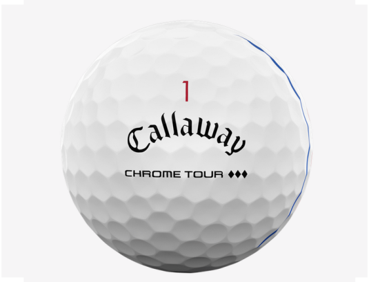 Callaway Chrome Tour Triple Diamond Triple Track Golfbälle 3er Sleeve