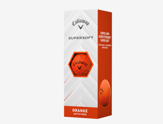 Callaway Supersoft Matte Orange Golf Balls Dutzend