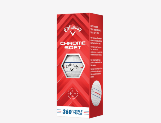Callaway Chrome-Soft 360 Triple Track Golfbälle Dutzend