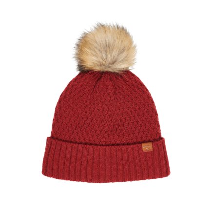 Callaway Wintermütze Bommel Rot