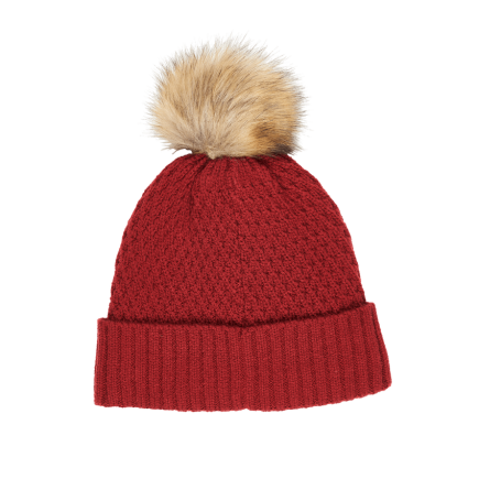 Callaway Wintermütze Bommel Rot