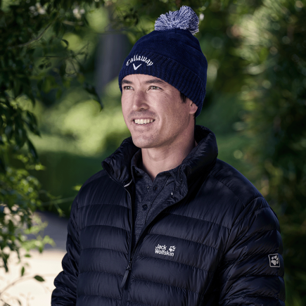 Callaway Tour Authentic Pom Beanie Marine