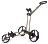 Flat Cat Push 3-Rad Trolley Brushed Silver