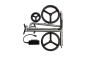 PG Powergolf SteelCad Zorro Flat -BEREIFUNG SILBER
