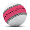 Taylor Made TP5x Stripe Neonrosa Golfbälle Dutzend