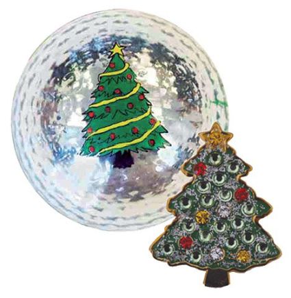 Pieper Geschenkset Ball & Marker in Organza Bag Motiv X-Mas Tree