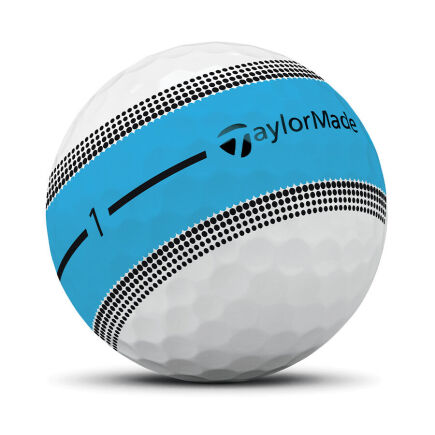 Taylor Made TP5x Stripe Neon blaue Golfbälle Dutzend